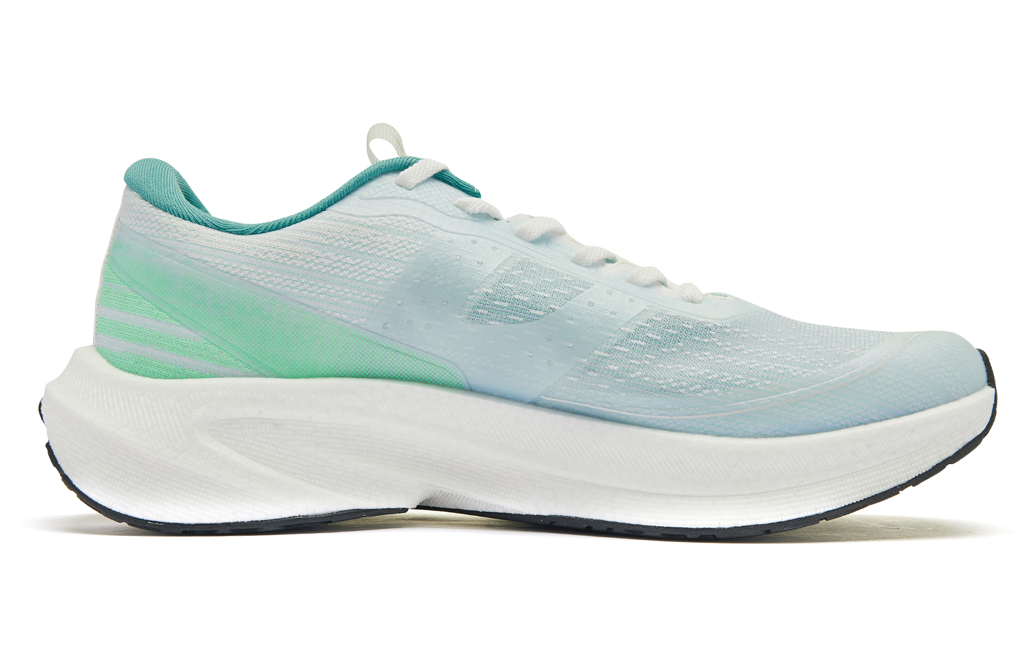 QIAODAN Flying Shadow 4 LITE Slip Resistant Abrasion Resistant Low top Running Shoes Men’s Jordan White Aurora Green