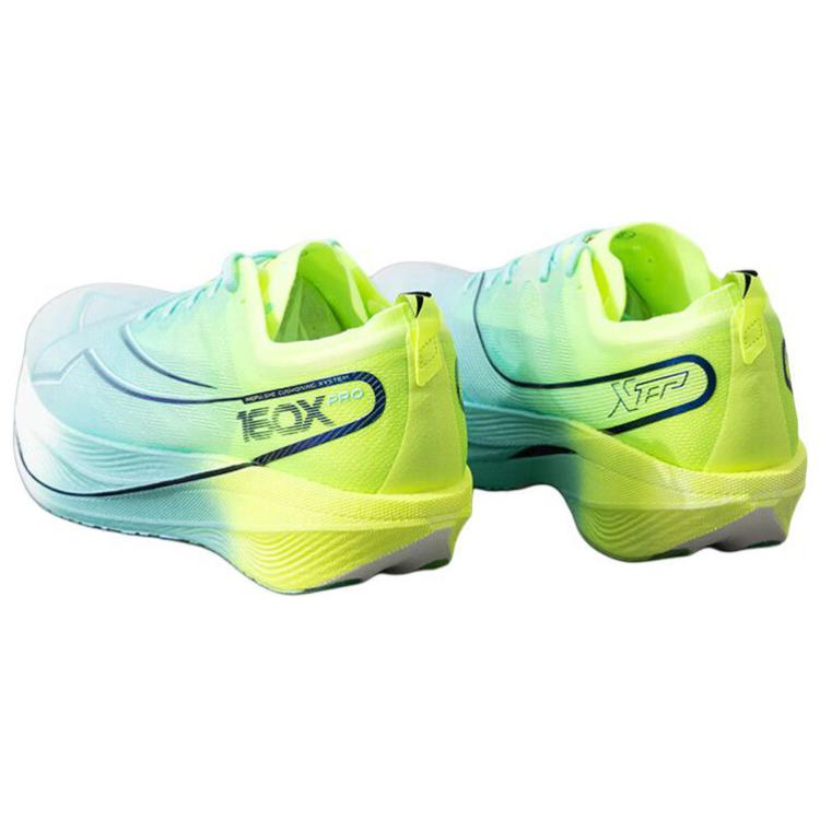 XTEP 160X 5.0 PRO Slip Resistant Abrasion Resistant Low top Running Shoes Men’s Blue Green