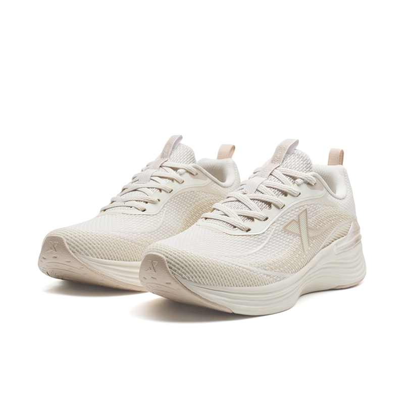 XTEP Xingyun MAX Abrasion Resistant Coverage Low top Casual Running Shoes Women’s White Gray