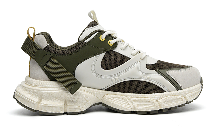 JEEP SPIRIT Mesh Low top Foam Sole Running Shoes Men’s Cat Eye Green