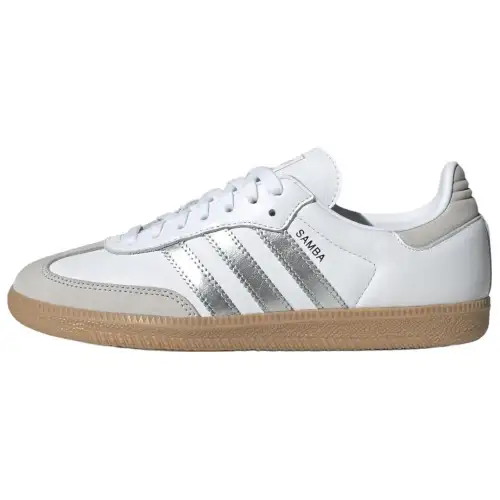 Samba Wmns Adidas Originals Og 'White Silver Metallic Grey' Women's