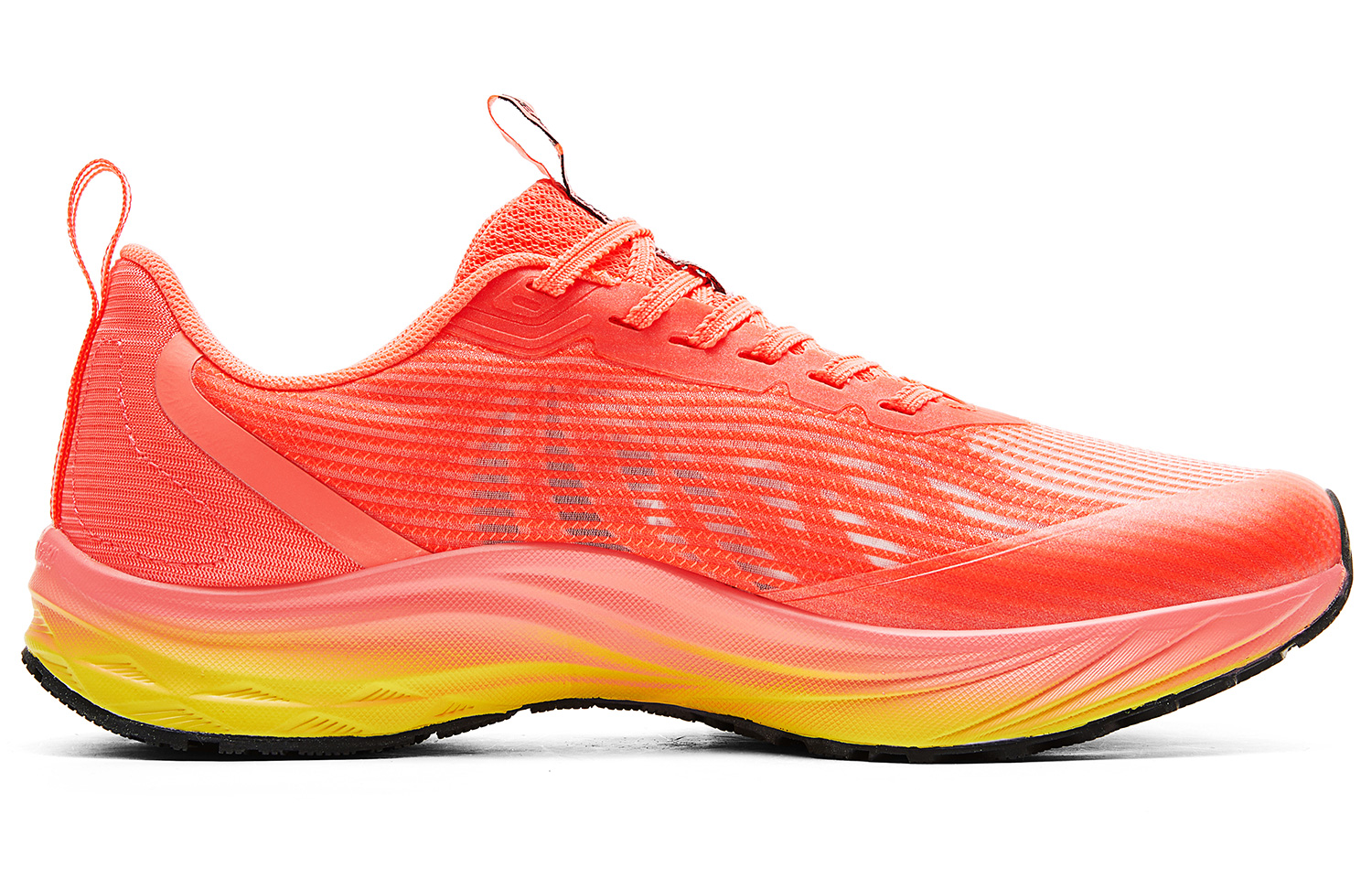 PEAK Abrasion Resistant Rebound Low top Training Running Shoes Men’s Fluorescent Water Red