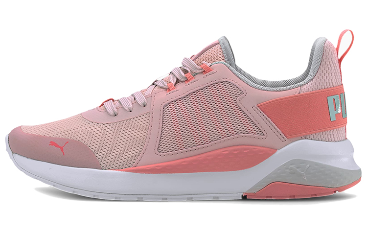 PUMA Anzarun Fabric Cushioning Slip Resistant Lightweight Low top Running Shoes Women's Pink