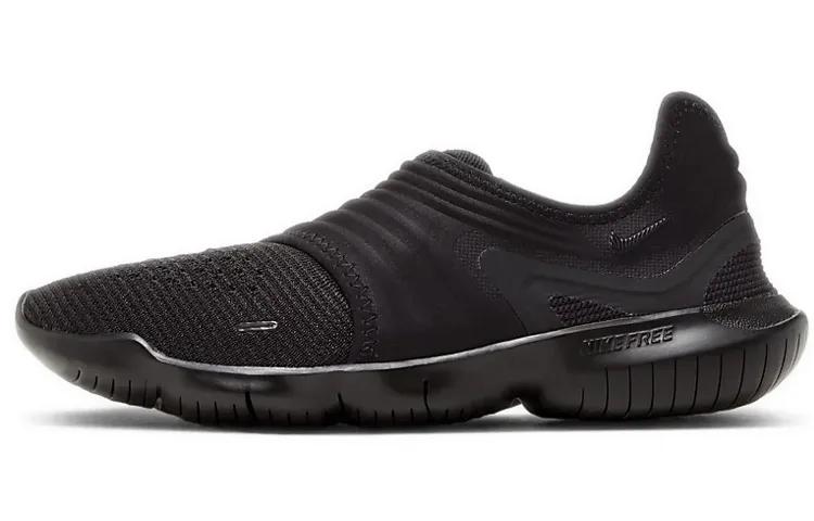 Nike Free Rn Flyknit 3.0 'Triple Black' Women's