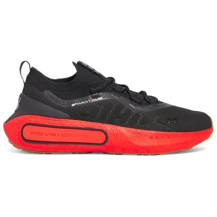 Under Armour Phantom 4 Slip Resistant Abrasion Resistant Low top Casual City Commuting Running Shoes Men’s Black Red