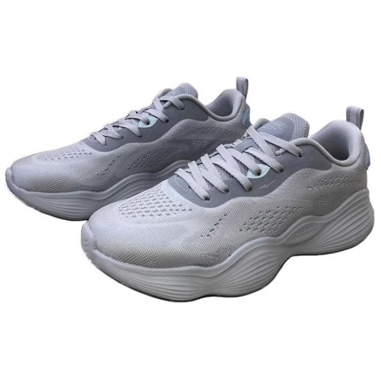 Erke Slip Resistant Abrasion Resistant Low top Casual Running Shoes Men’s Gray Blue