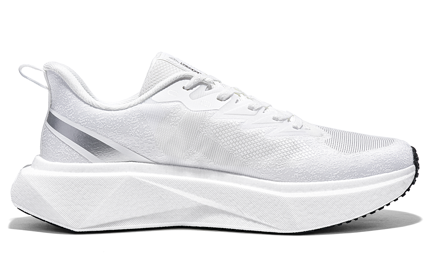 Kappa Slip Resistant Abrasion Resistant Slip Resistant Abrasion Resistant Low top Running Shoes Unisex White Silver