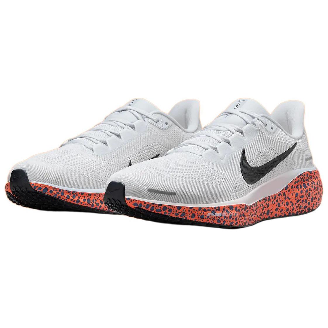 Nike Pegasus 41 Safari Running Shoes Unisex Low Top White Black