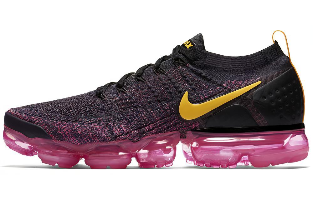 Мужские кроссовки Nike VaporMax Flyknit 2 (черно-фиолетовые)