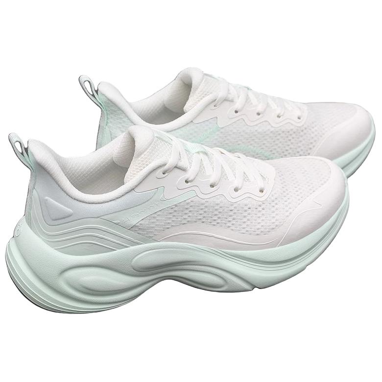 361° Slip Resistant Abrasion Resistant Low top Casual Running Shoes Women’s White Green
