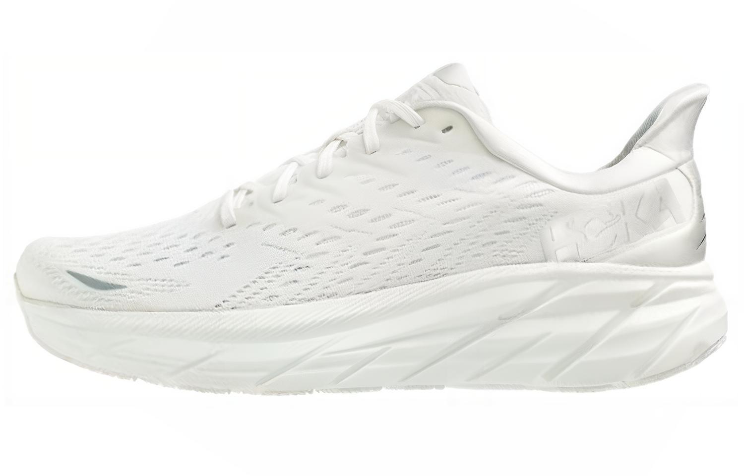 HOKA ONE ONE Clifton 8 Wide ‘Triple White’ Women’s