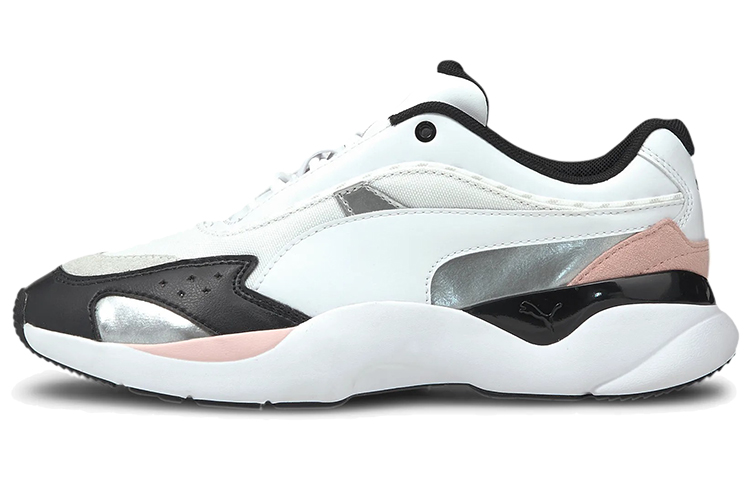 Женские кроссовки PUMA Lia FS (бело-черно-серебристые) — фото 1