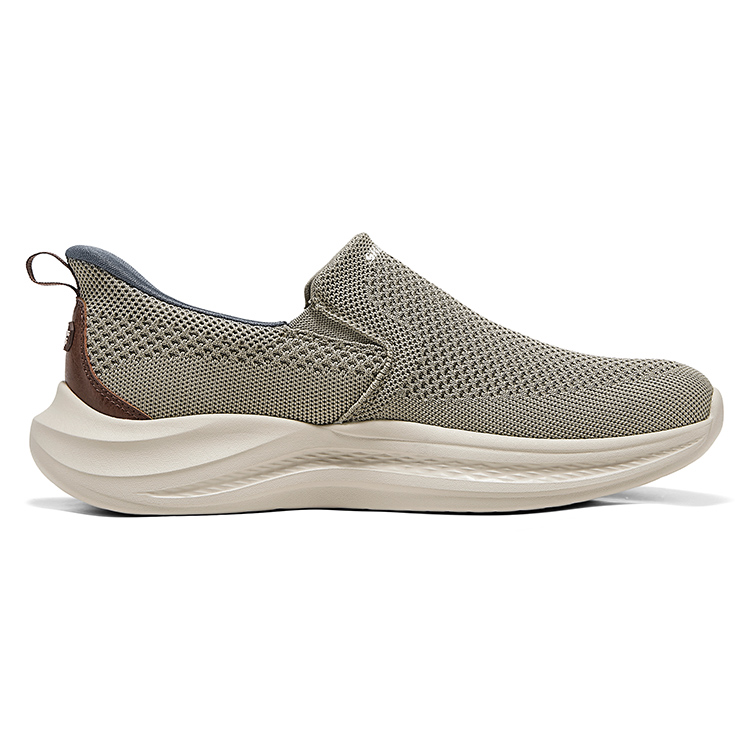 Skechers Slip Ins Abrasion Resistant, Breathable, Lightweight Low top Casual Shoes Men’s Taupe