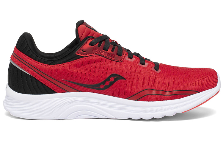 Saucony Kinvara Elite 11 Cushioning Low top Running Shoes Men’s Red Black