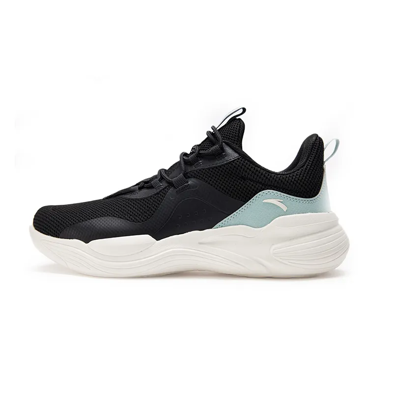 Anta Variety Training Collection Cushioning Slip Resistant Abrasion Resistant Low top Running Shoes Men's Azure