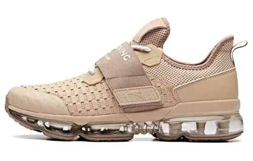 Anta Cushioning Breathable Lightweight Low top Running Shoes Men's Light Taupe