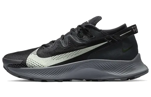 Nike Pegasus Trail 2 Lightweight and comfortable mesh shock-absorbing and non-slip low-top running shoes men's black gray