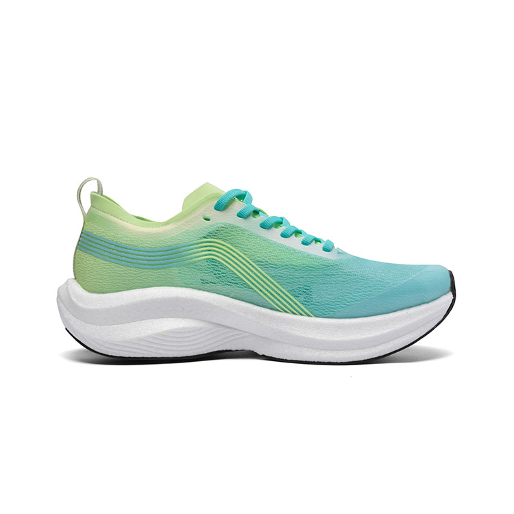 LPMX Running Shoes Men’s Low Top Light Moon Blue Lime Green