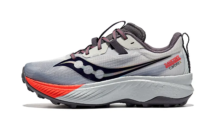 Saucony ENDORPHIN EDGE Coffee Rush Low top Running Shoes Women's Gray Red