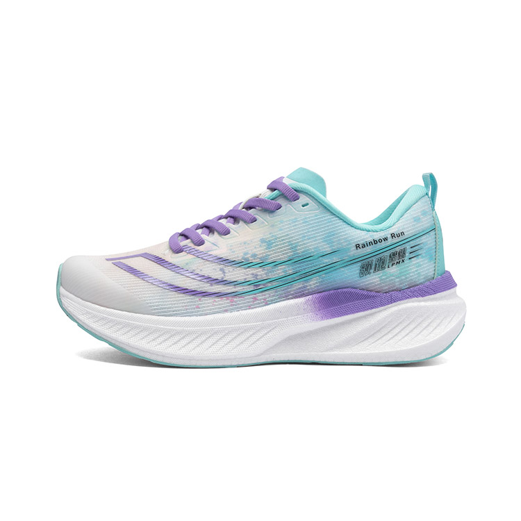 LPMX Running Shoes Women’s Low Top Ice Purple Blue Crystal, Mismatched