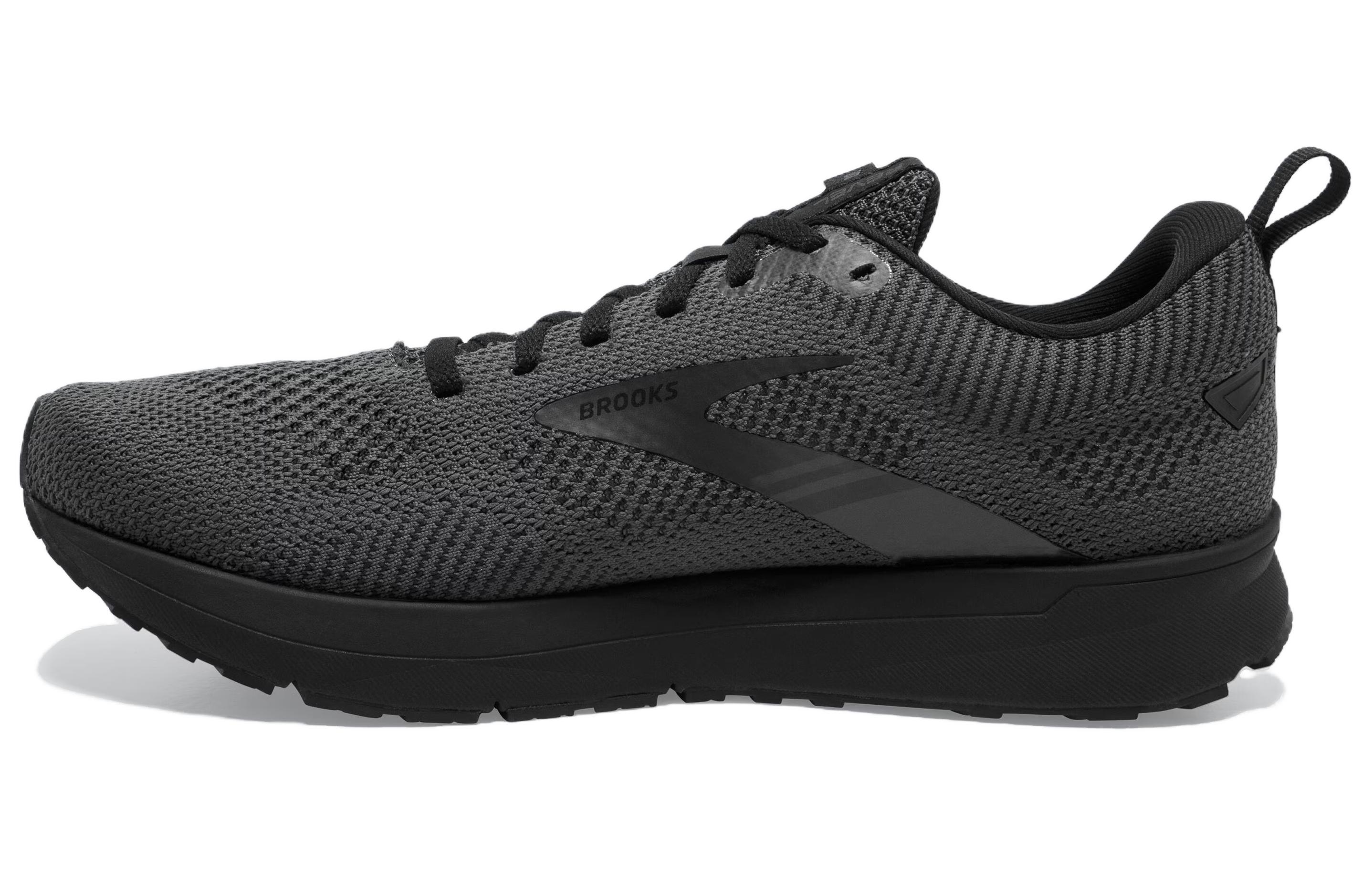 Brooks Revel 5 Comfortable Slip Resistant Abrasion Resistant Low top Running Shoes Men's Gray