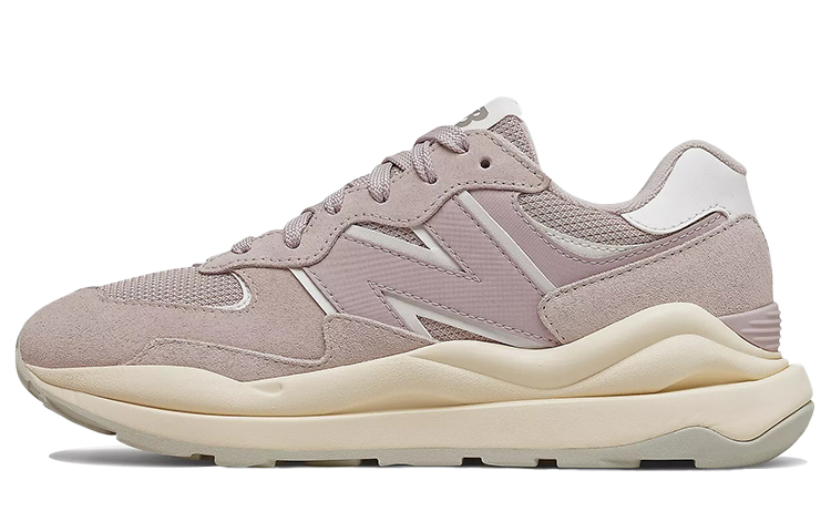New Balance NB 5740 Comfortable mesh fabric, synthetic leather, shock-absorbing, non-slip, wear-resistant and breathable, low-top casual urban commuting running shoes, women's model, pink