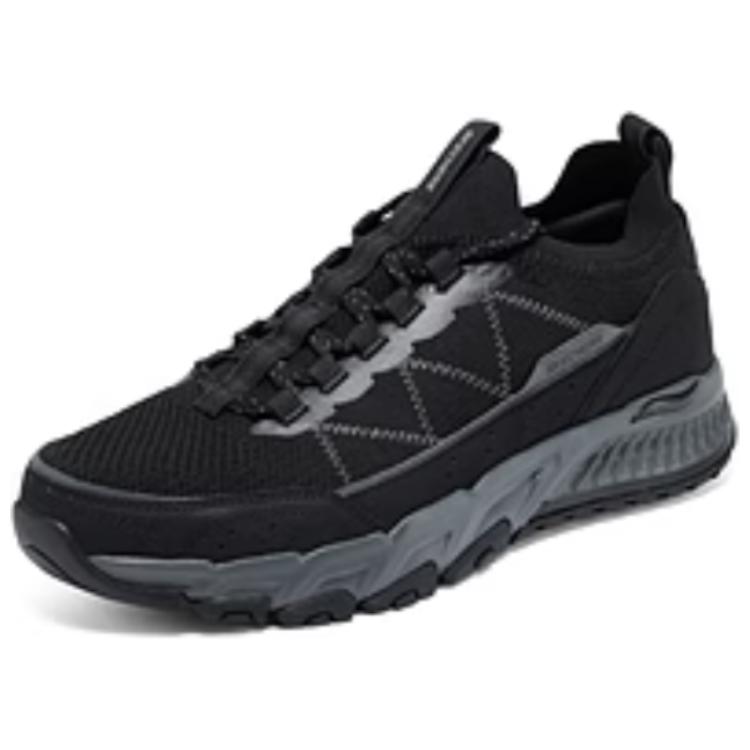 Skechers OUTDOOR MENS Comfortable Low top Outdoor Shoes Men’s Black Gray
