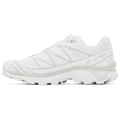 SALOMON XT 6 Cushioning Abrasion Resistant Cushioning, Wear Resistant Low top Outdoor Shoes Women's White