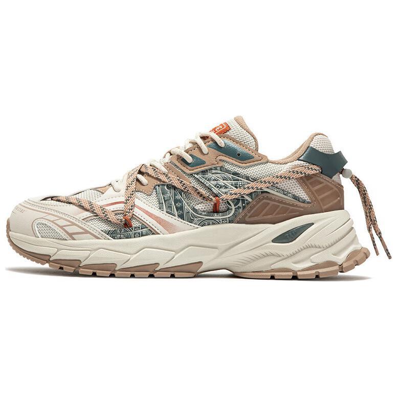 361° Comfortable Slip Resistant Slip Resistant Running Shoes Men’s White Brown