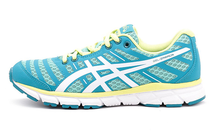 Asics Gel Zaraca 2 Abrasion Resistant Breathable Low top Running Shoes Women's Blue Green