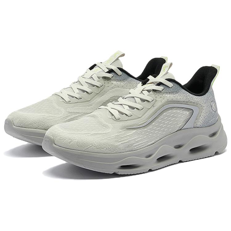 QIAODAN Breathable Low top Running Shoes Men’s Gray