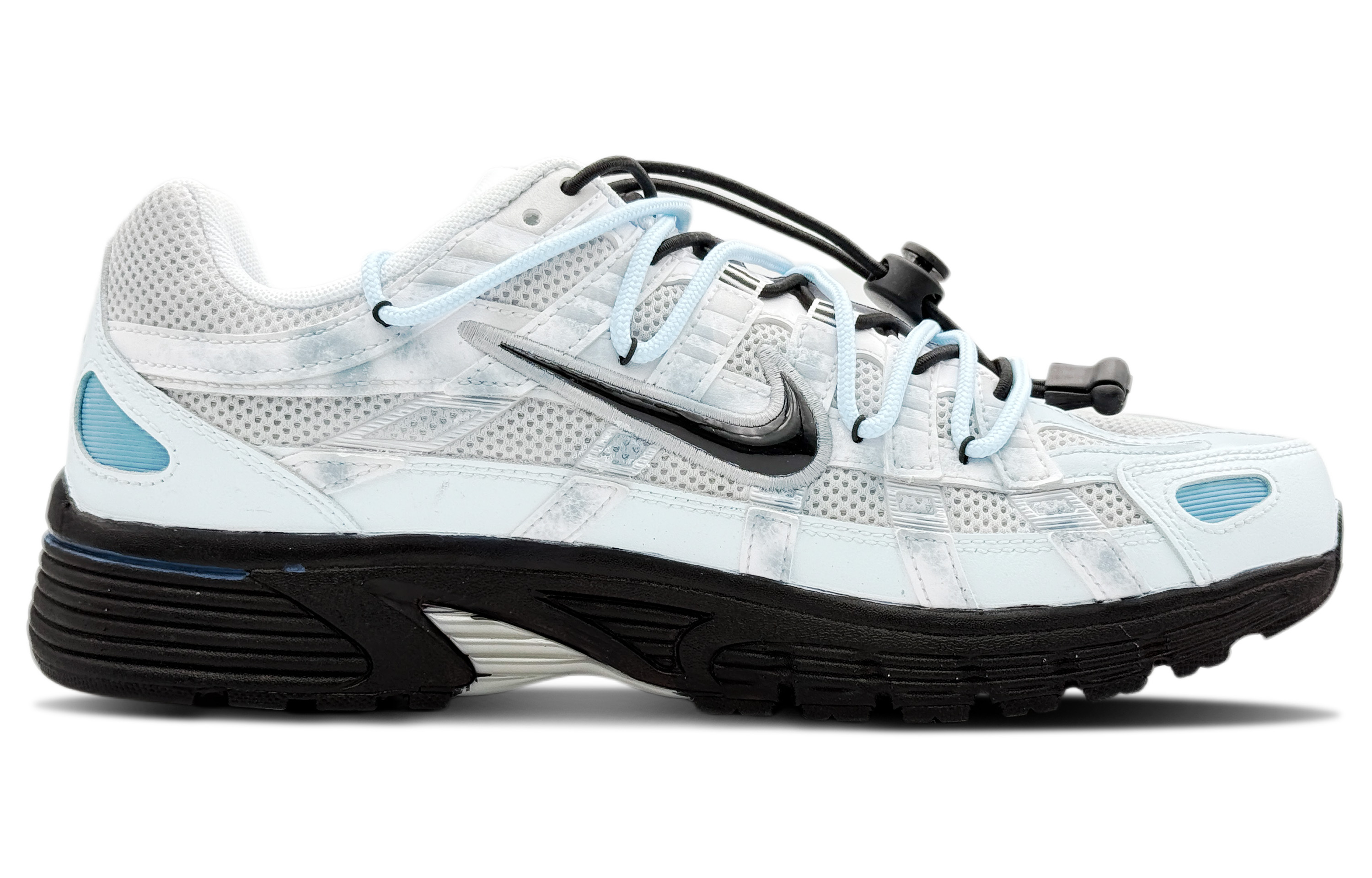 Nike P 6000 Cushioning Breathable Low top Running Shoes Unisex Blue White