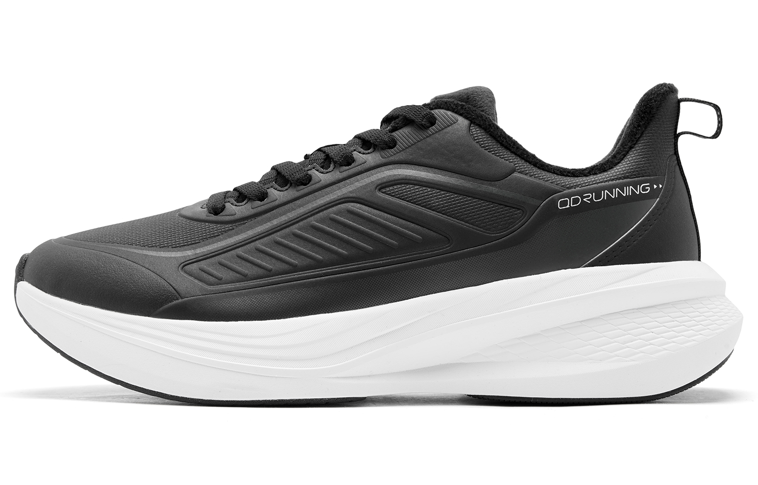 QIAODAN Rainwing 4.0 Leather Upper, Fleece Lined, Warm Cotton Shoes, Sports, Comfortable, Versatile