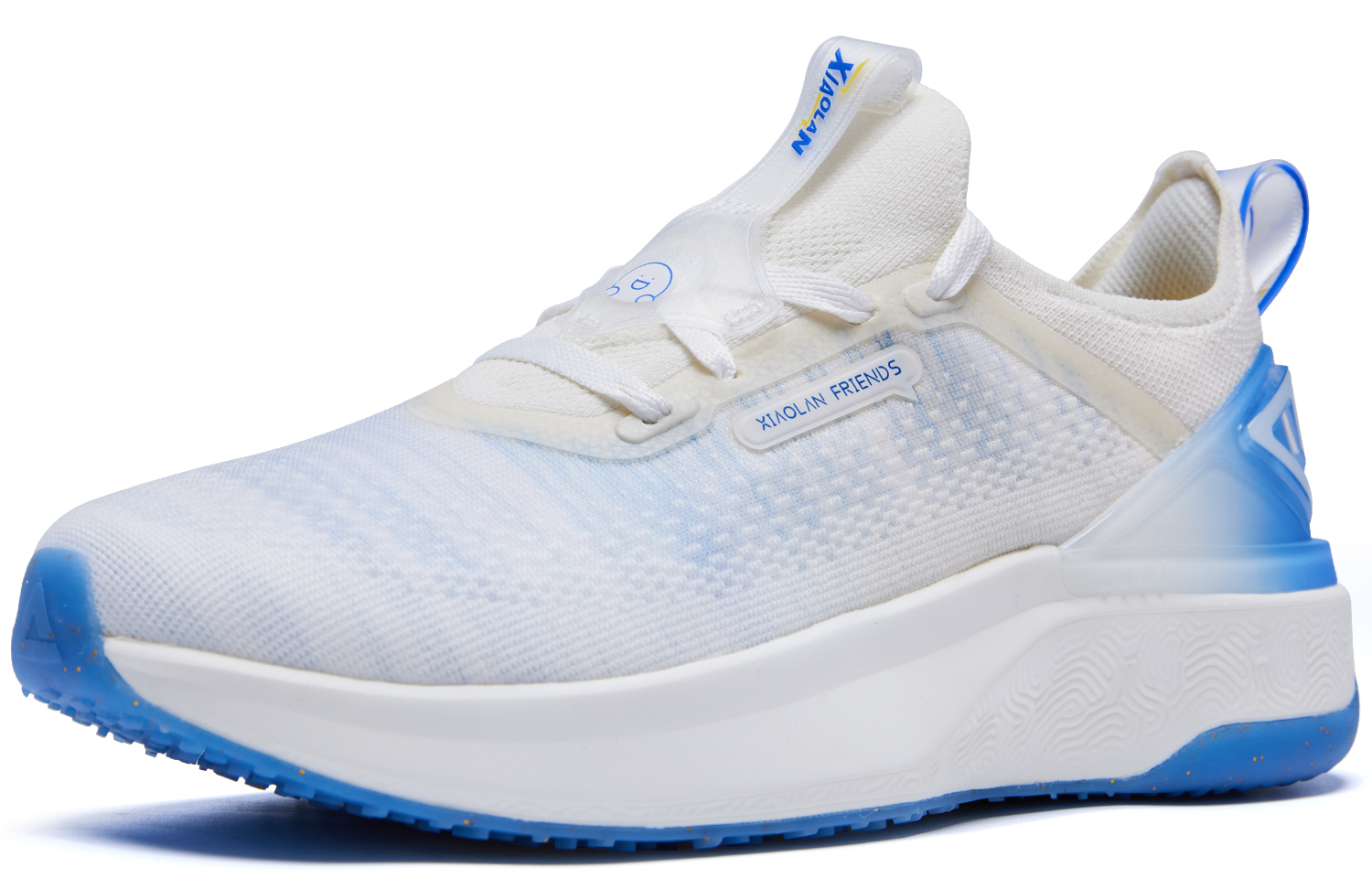 PEAK State Pole 4.0 Running Shoes Men’s Low Top White/Beige/Blue