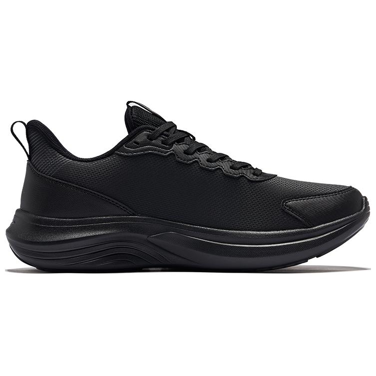 Erke Cushioning Rebound Low top Running Shoes Men’s Jet Black
