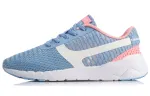 Li Ning Heather Classic Breathable And Wear resistant Low top Running Shoes Women's Blue Pink