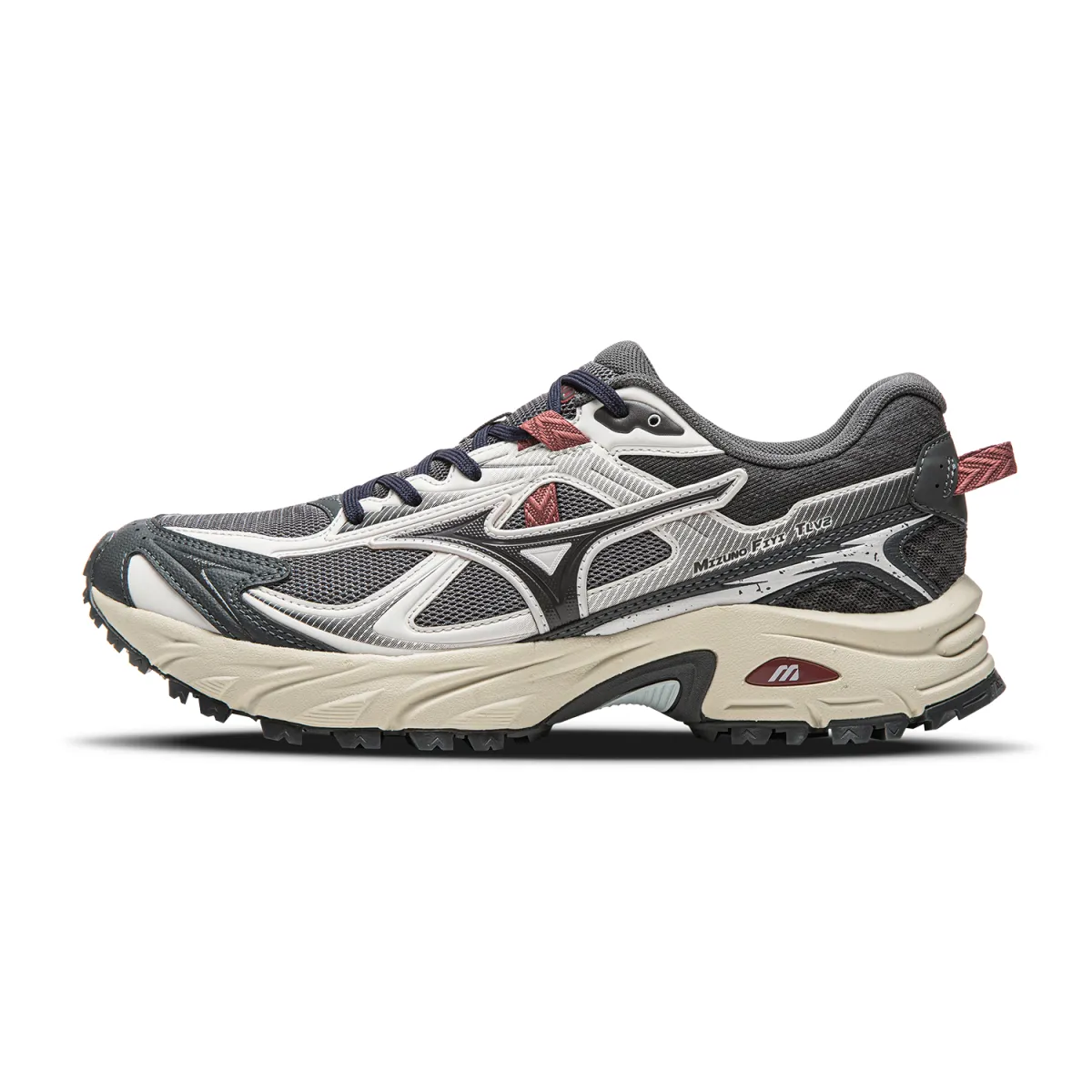 Mizuno FIYI TL Textile, Synthetic Leather EVA Midsole Casual Running Shoes Unisex Lead Gray