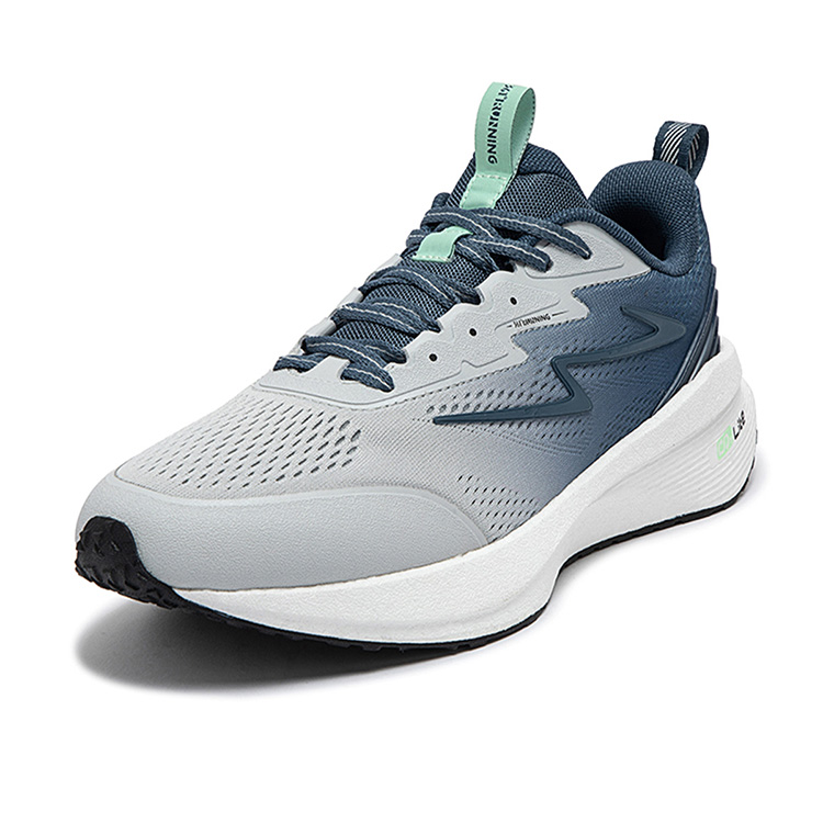 361° Popping Foam TPU Slip Resistant Abrasion Resistant Low top Running Shoes Men’s Nostalgic Blue