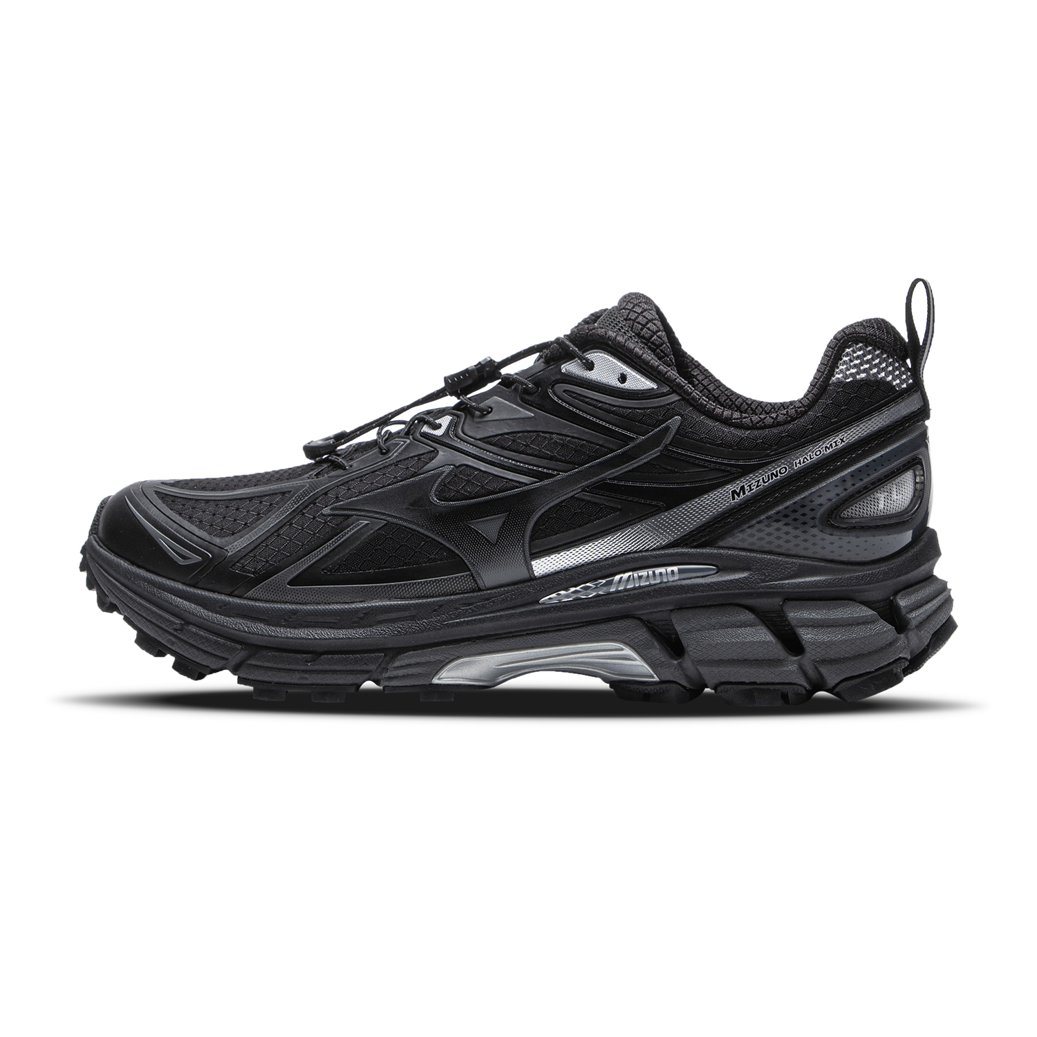 Mizuno Halo Mi Cushioning Breathable Support Lightweight Low top Casual Running Shoes Unisex Black
