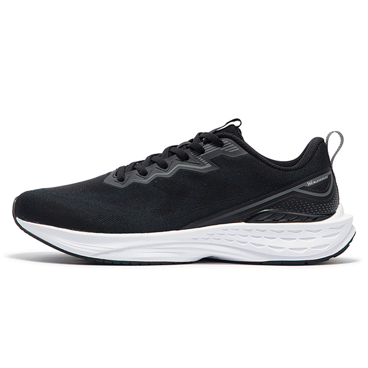 361° Flying Fish 3.0 Cushioning Slip Resistant Abrasion Resistant Low top Casual Running Shoes Men’s Black White