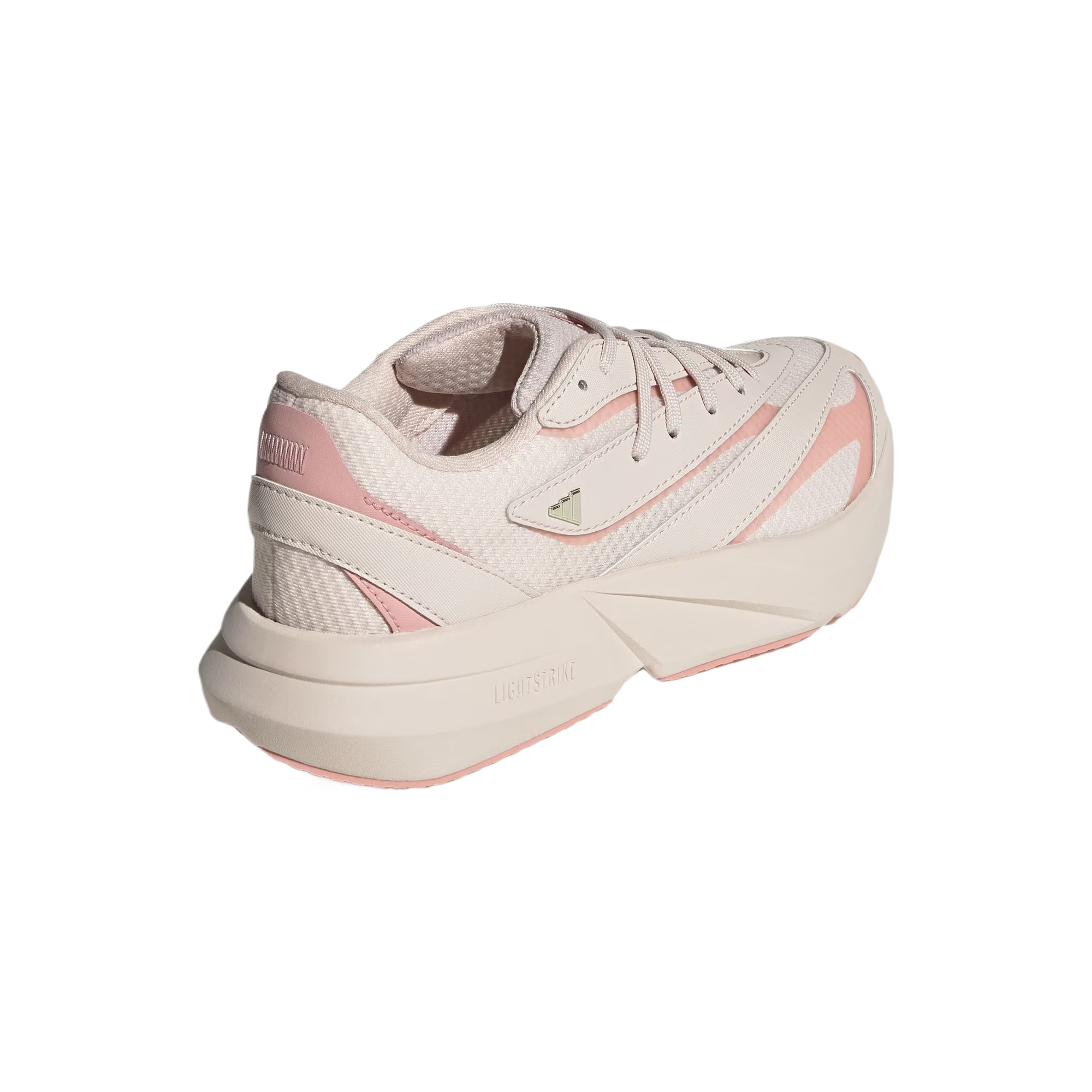 Adidas LIGHTBLAZE Textile, Synthetic Leather Cushioning Low top Rubber Casual Running Shoes Women’s Pink Brown