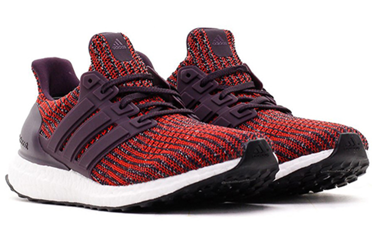 Мужские кроссовки adidas ULT Deep Burgundy (бордовые) — фото 3