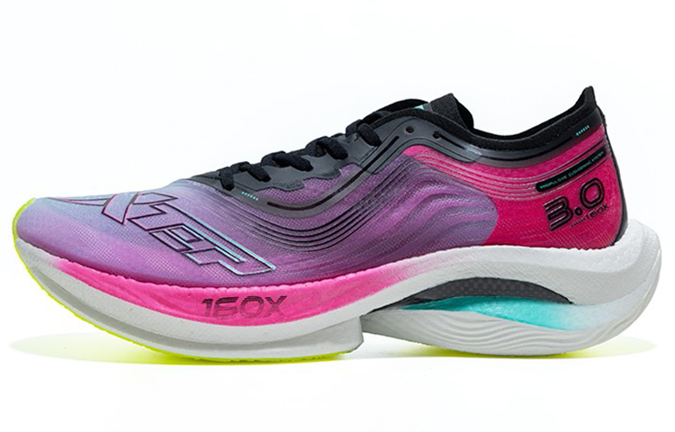 XTEP 160X 3.0 Fabric Cushioning Slip Resistant Abrasion Resistant Breathable Lightweight Rebound Low top Running Shoes