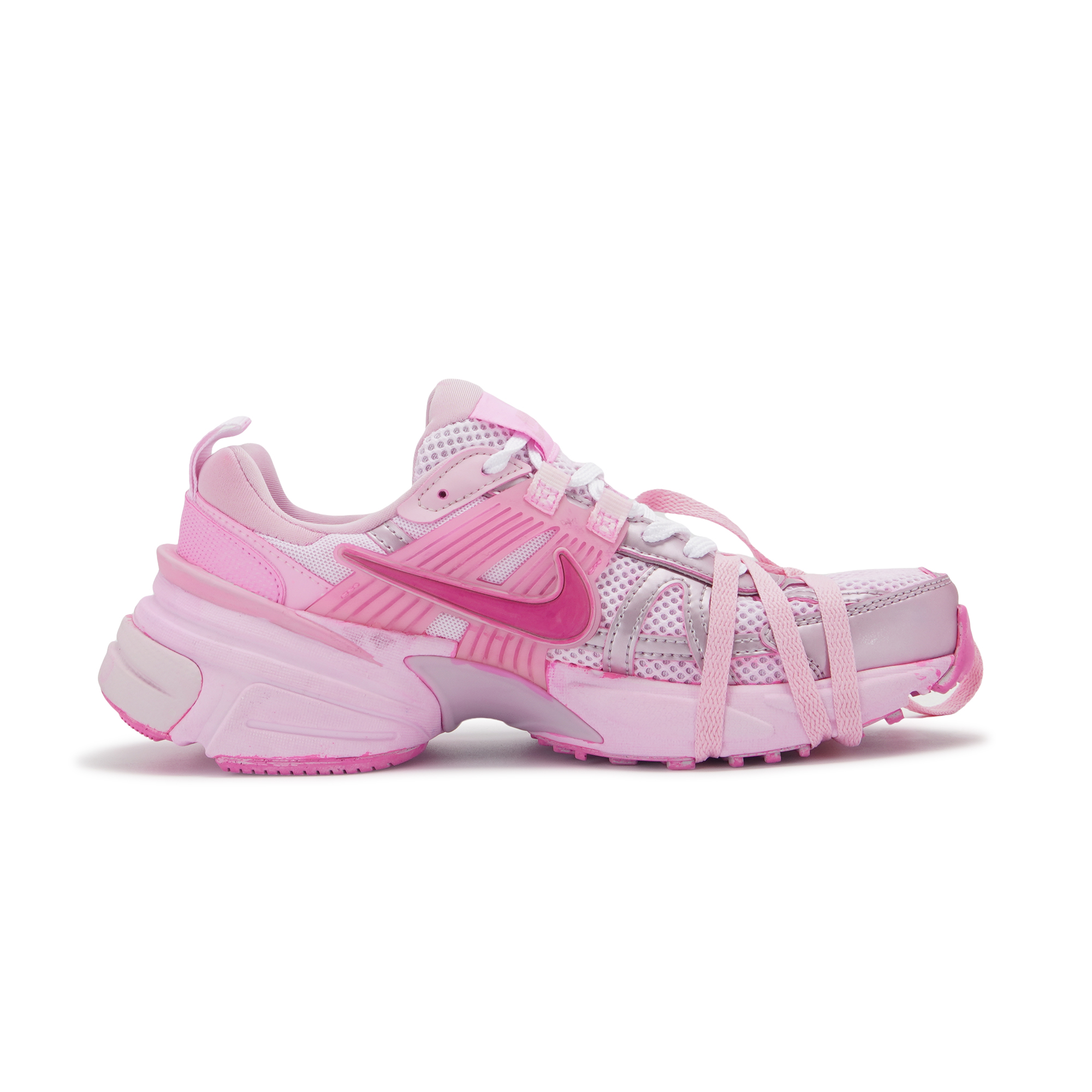 Nike V2K Run Slip Resistant Abrasion Resistant Low top Running Shoes Women’s Pink