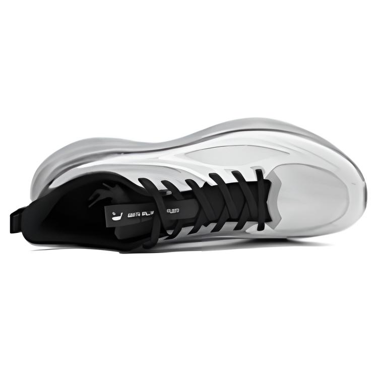 QIAODAN Abrasion Resistant Height Increasing Low top Casual Running Shoes Men’s Gray