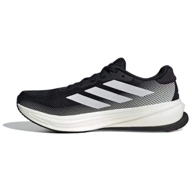 Adidas Low top Running Shoes Men's Black Wide Fit