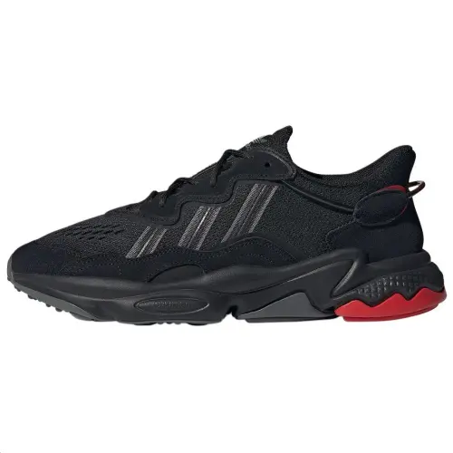 Ozweego Adidas Originals 'Black Grey Scarlet'