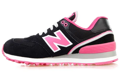 New Balance 574 'Stadium Jacket Pack Black Pink' Women's