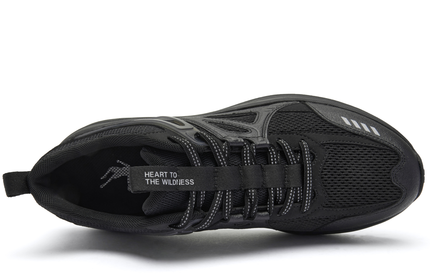QIAODAN Pioneer Cushioning Slip Resistant Abrasion Resistant Low top Casual Running Shoes Men’s Black Silver