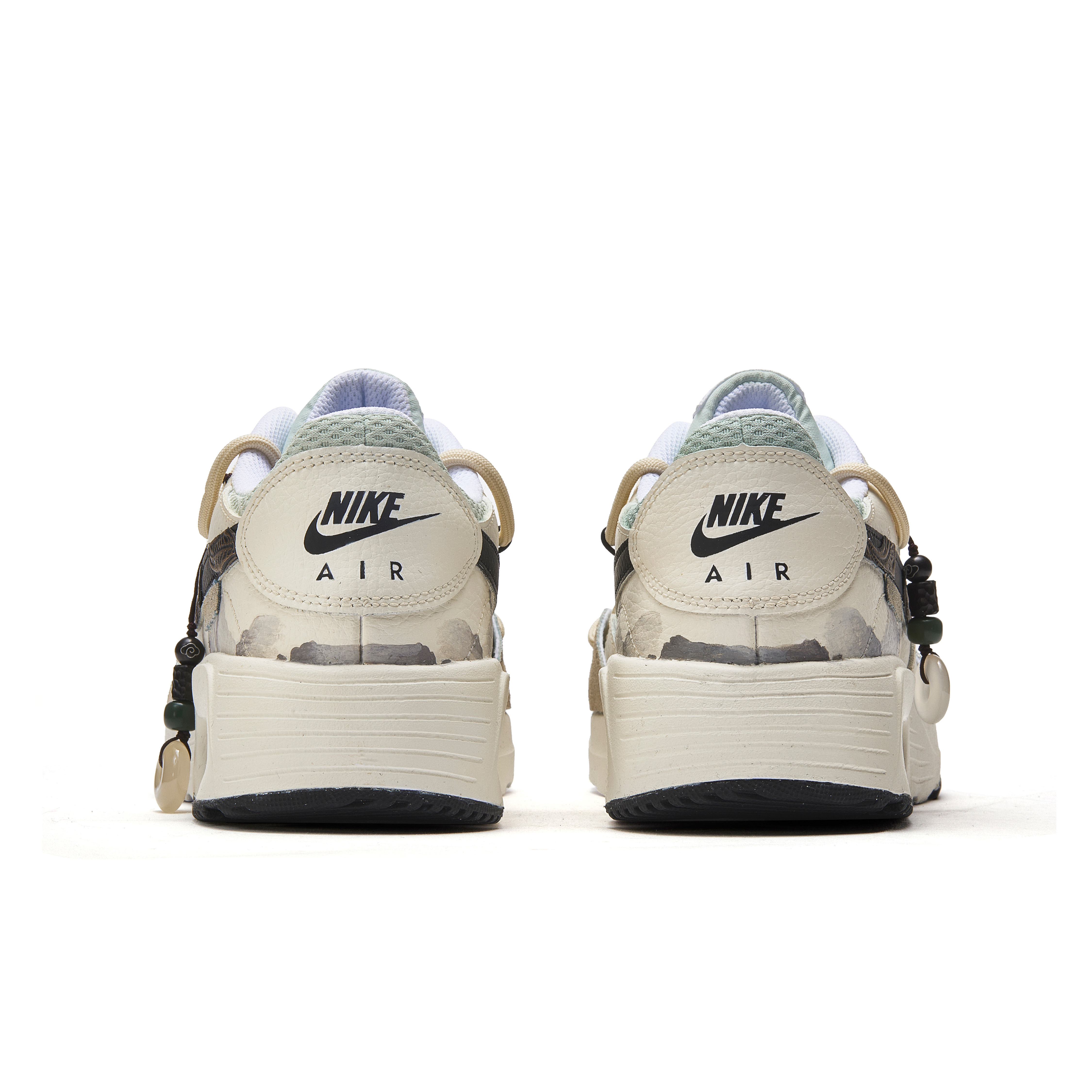 Nike Air Max SC Slip Resistant Slip Resistant Low top Running Shoes Men’s Gray Green